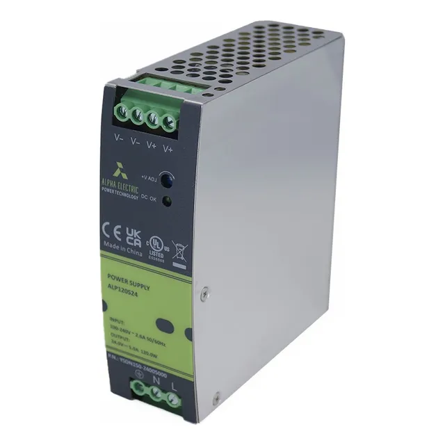 Fuente De Poder 120w 5a 24vdc Equiv Meanwell Edr-120-24