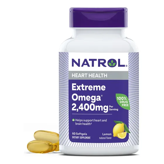 Suplemento Natrol Omega-3 Extreme Softgels, 60 Unidades
