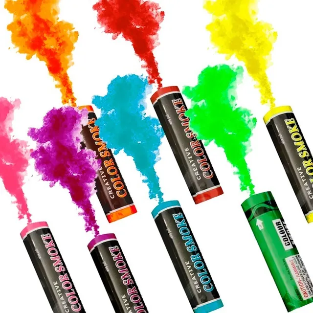 Bengalas De Humo Color (para Mano)