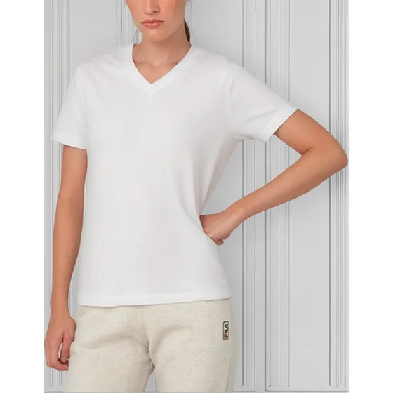 Remera Mujer Fila Basic Lisa Básica