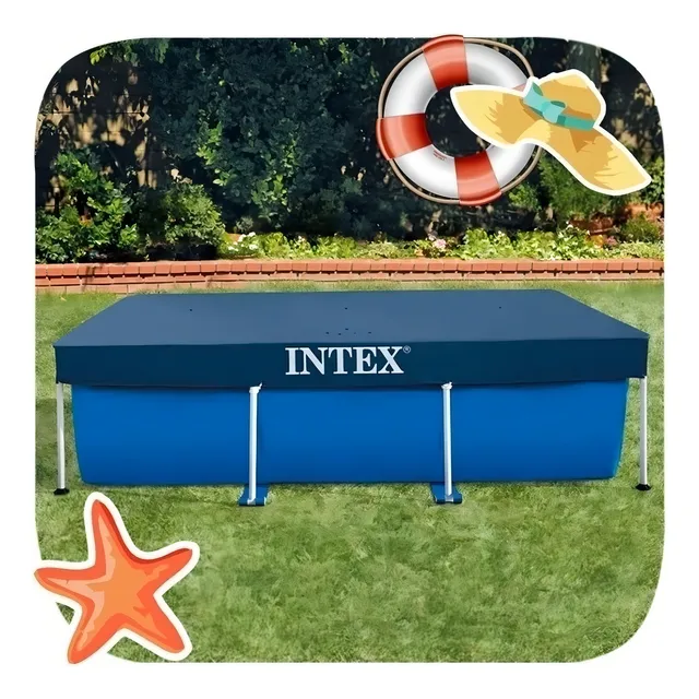 Cobertor Para Pileta Estructural 300x200 Cm Intex