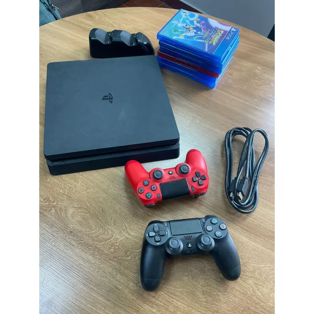 Sony Playstation 4 Slim + Gta V 1 Tb Negro
