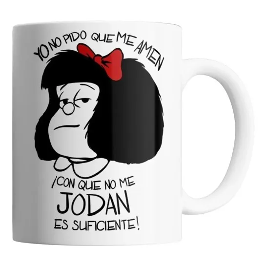 Mug Pocillo Taza Café Té Tintero Mafalda Regalo Colección 