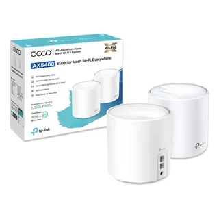 Roteador Tp-link Deco X60 Wi-fi 6 Mesh Pack Com 2 Roteador Tp-link Deco X60 Wi-fi 6 Mesh Pack Com 2