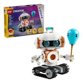Lego® Creator Robot Espacial 31164; Juguete Para Niños Transformable En Perro O Cohete; Permite Construir 3 Modelos Espaciales Diferentes; Con Un Brick Con Luz Especial; 8+ Lego® Creator Robot Espacial 31164; Juguete Para Niños Transformable En Perro O Cohete; Permite Construir 3 Modelos Espaciales Diferentes; Con Un Brick Con Luz Especial; 8+