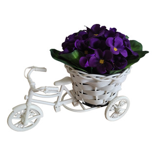Bicicleta Miniatura Roda Grande Arranjo Buchinho Flores Rg12 Bicicleta Miniatura Roda Grande Arranjo Buchinho Flores Rg12