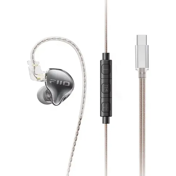 Audifonos Fiio Jd10 Tc, In Ear Hi-res, Usb Tipo-c, Control Negro | Cuotas sin interés