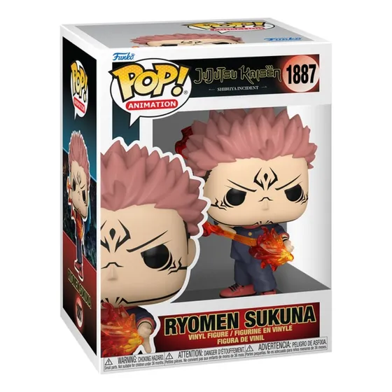 Boneco Funko Pop! Jujutsu Kaisen - Sukuna Com Flecha De Fogo