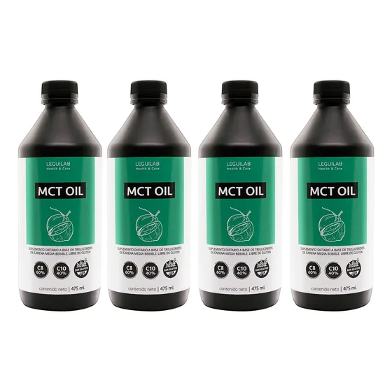 Leguilab X4 Mct Oil Suplemento Trigliceridos Bebible 475 3c