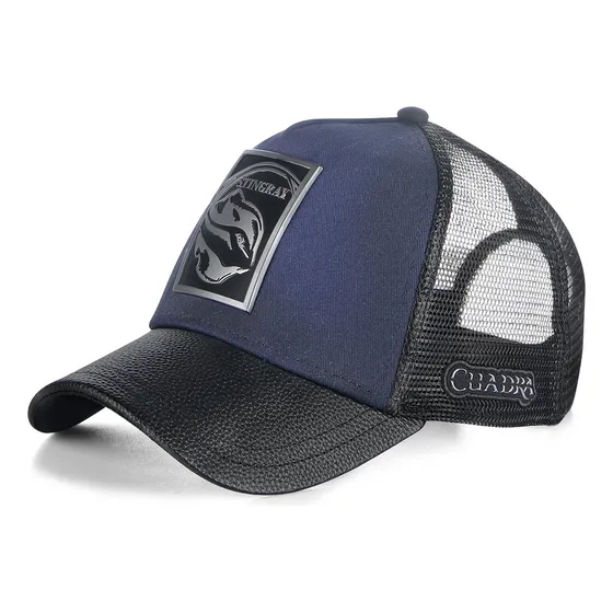 Gorra Snapback Cuadra Para Caballero Placa Mantarraya Azul
