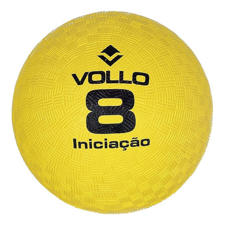 Bola De Iniciação Borracha Esportiva T8 Numero 8 Vollo Cor Amarelo Bola De Iniciação Borracha Esportiva T8 Numero 8 Vollo Cor Amarelo