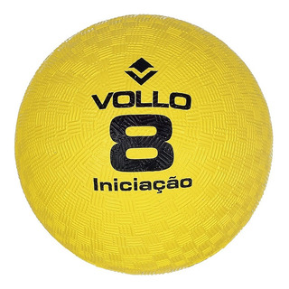 Bola De Iniciação Borracha Esportiva T8 Numero 8 Vollo Cor Amarelo Bola De Iniciação Borracha Esportiva T8 Numero 8 Vollo Cor Amarelo