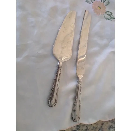 Juego Espátula Y Cuchillo Para Tortas Boda 15 Años