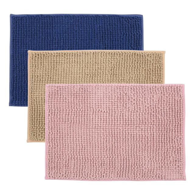 Kit 3 Tapetes De Banheiro Microfibra Bolinha Macio Seca Pés Kit 3 Tapetes De Banheiro Microfibra Bolinha Macio Seca Pés