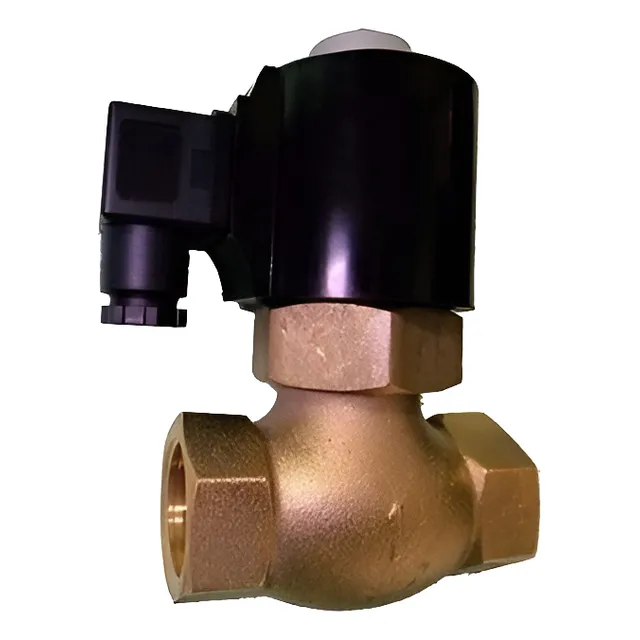 Válvula Solenoide P/vapor 2vias N.f. 1'' Teflon 180°c