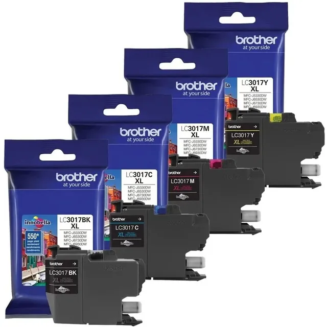 Kit Cartuchos Lc3017 Brother Cmyk J6930/6530/5330 Originales