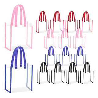 16 Bolsa Regalo Con Asa Reutilizable Transparente Decoracion 16 Bolsa Regalo Con Asa Reutilizable Transparente Decoracion