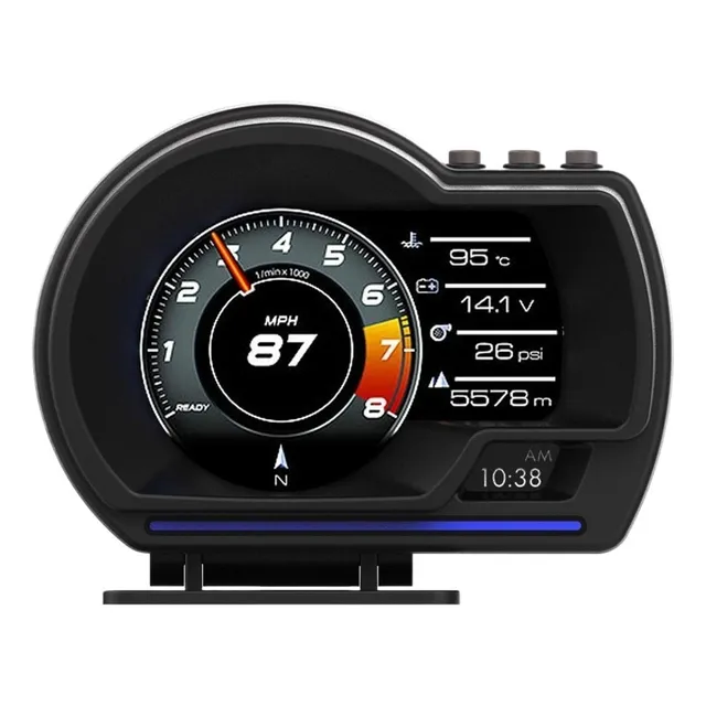 Carro Hud Display Digital Carro Dashboard ; Alarme De De