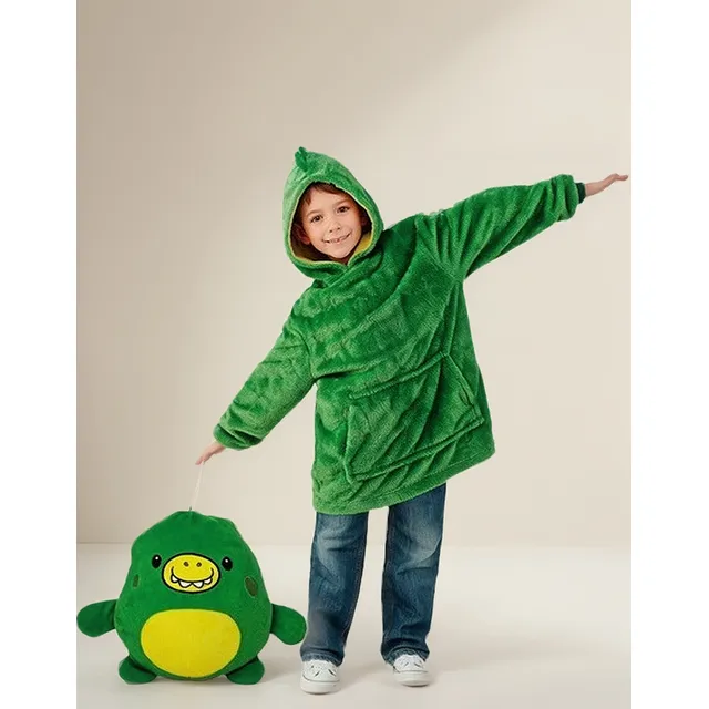 Poleron Con Capucha Peluches Niños Huggle Pets 