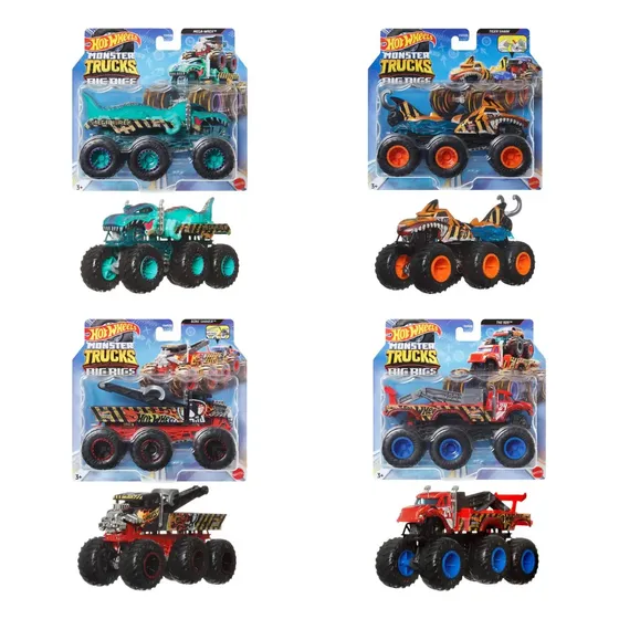 Hot Wheels Monster Trucks Camiones Remolque Sorpresa 1:64 Multicolor | Cuotas sin interés