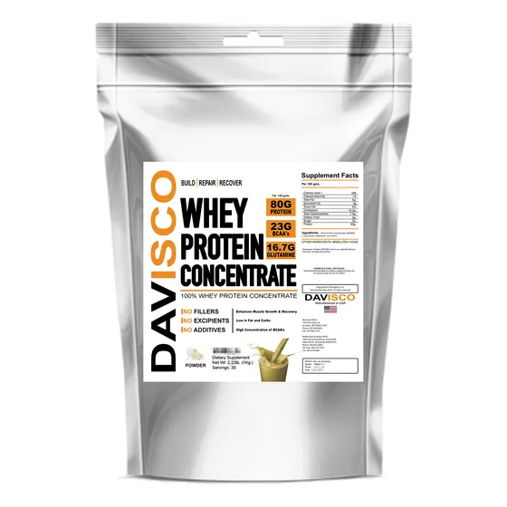 1 Kilo | Proteína Davisco Wpc 80 Whey Protein Importada [cc]