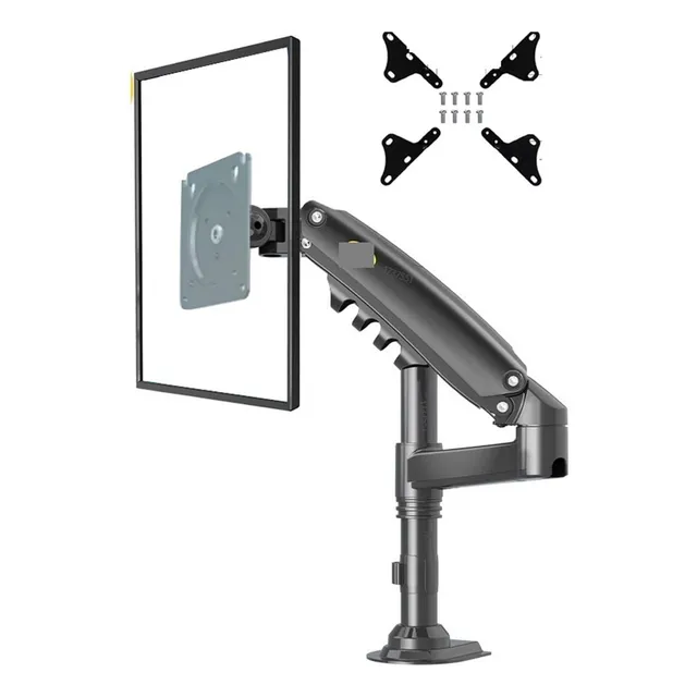 Soporte Escritorio Para Monitor Resorte Ga Lbs Columna Flexi