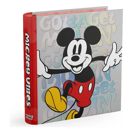 Carpeta 02 Anillos Oficio Mickey
