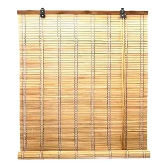 Cortina Persiana Roller Enrollable De Bambú 180x200 Cms