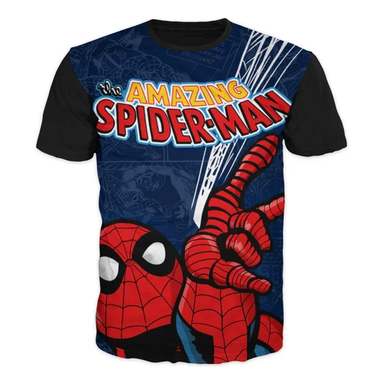 Camiseta Spiderman Hombre Araña Super Héroes 