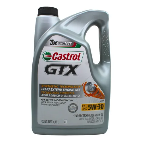 Garrafa De Aceite Castrol Gtx 5w-30 X 4.73 Ml