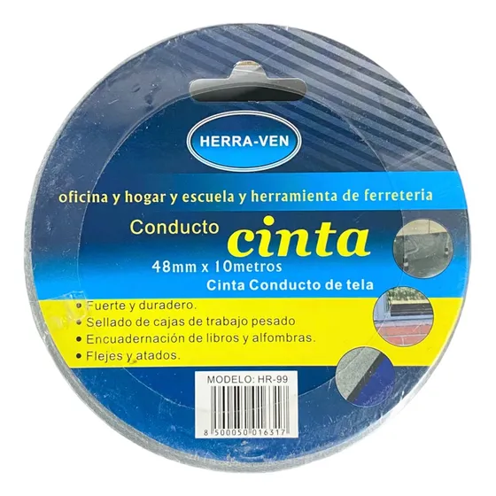 Tirroplomo Cinta Adhesiva Gris  10metros