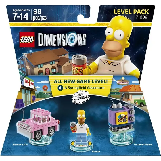 Paquete De Niveles De Los Simpson - Lego Dimensions