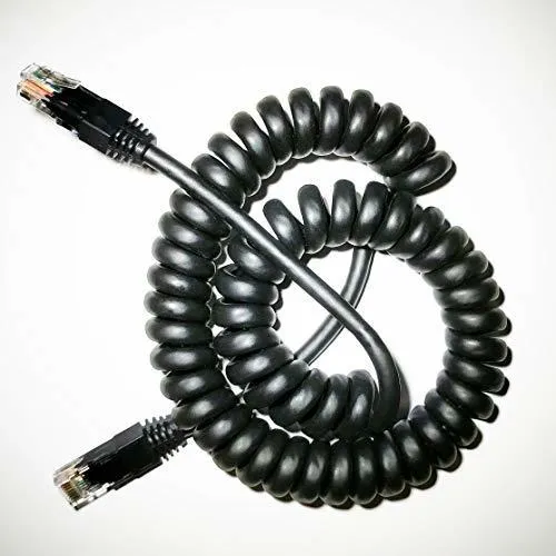 Cable Ethernet Espiral Cat5e 24awg Multiple Longitude
