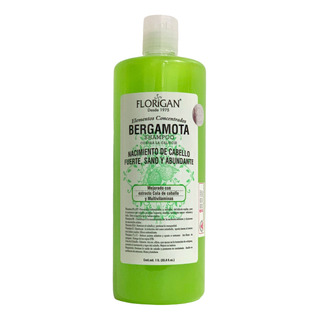 Shampoo Bergamota Elementos Concentrados Florigan® 1litro Shampoo Bergamota Elementos Concentrados Florigan® 1litro