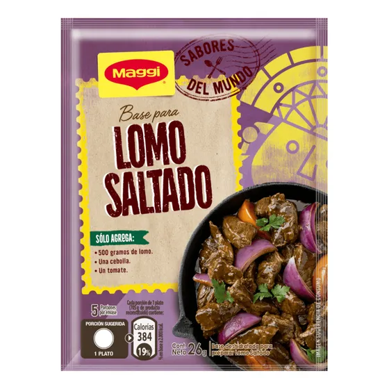 Base Maggi Sabores Del Mundo® Lomo Saltado 26g