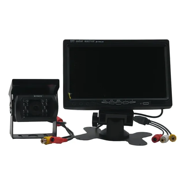 Kit De Retroceso Para Camión 12v A 24v - Pantalla + Cámara