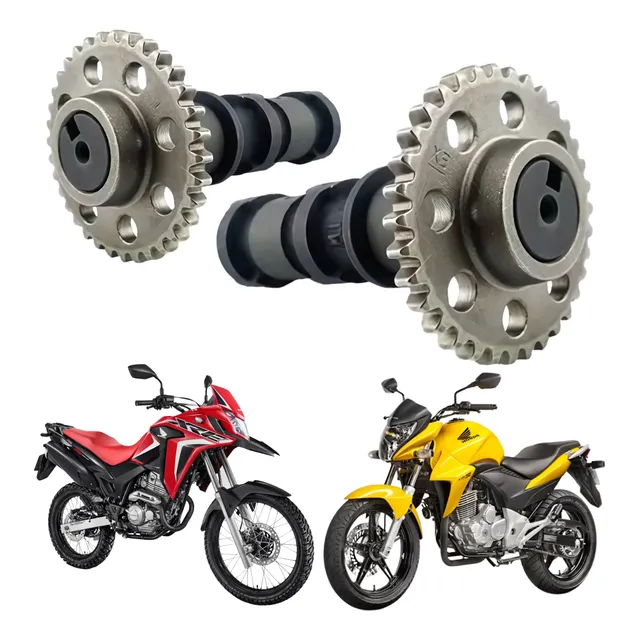 Kit Com 2 Arvore Comando Cb 300 / Xre 300  Escape E Admissão
