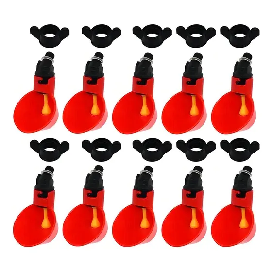 10 Bebedouro Automático Copinho Copo Bebedor Aves Frangos