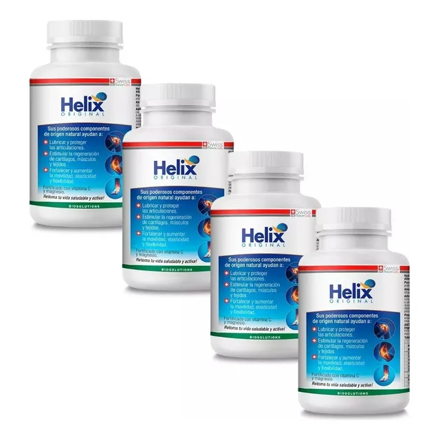 Colageno Hidrolizado + Magnesio Helix Original X4 Unidades