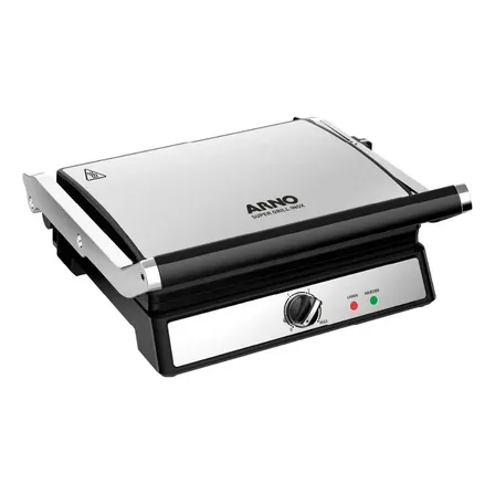 Super Grill Arno Ggra Cor Inox 127v