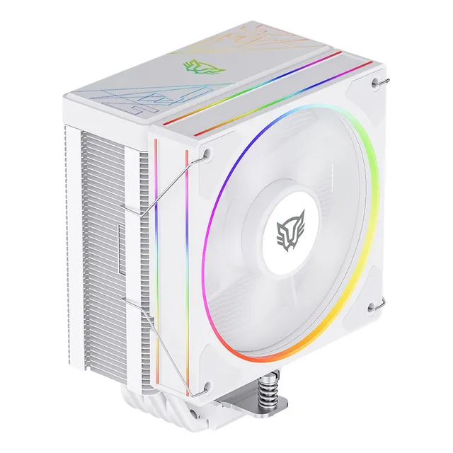 Enfriamiento De Aire Heliux Pro Hex60 Rgb 6 Pipas Tdp 240 W Led Blanco