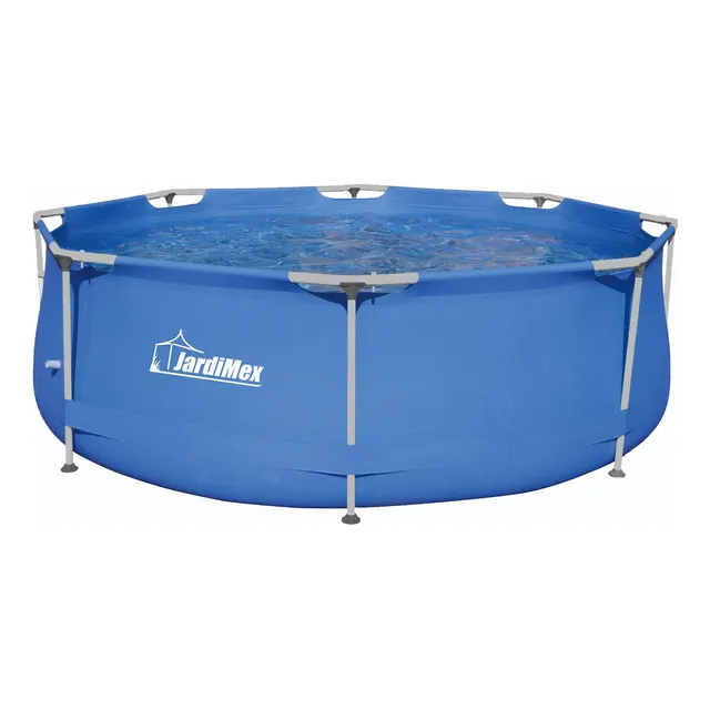 Alberca Estructural Jardimex Standar 304 cm de Diametro 76 cm de Altura Piscina Familiar Jardin Exterior
