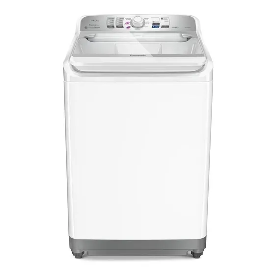 Máquina de Lavar NA-F140B1W 14KG Com Sistema Ciclone Cor Branco Panasonic