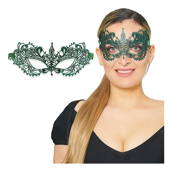 Antifaz Veneciano De Encaje Para Fiesta, 50 Sombras De Grey