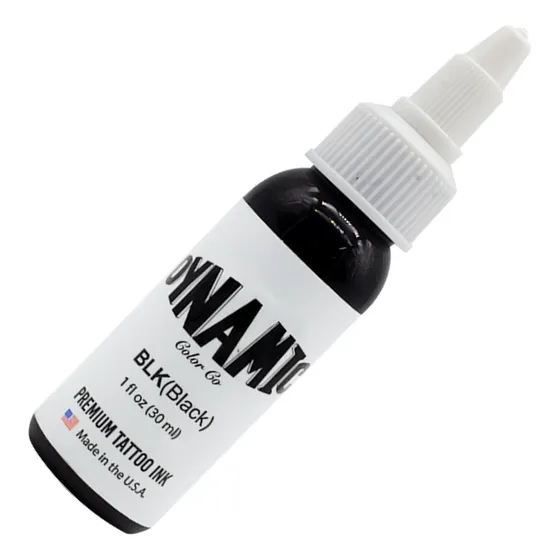 Tinta Profesional Para Tatuar Dynamic Black 1oz