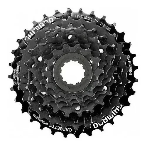 Cassete 8v Shimano K7 Cs-hg200 12/32d Preto Bike Mtb Quantidade máxima de dentes 32 Quantidade mínima de dentes 12