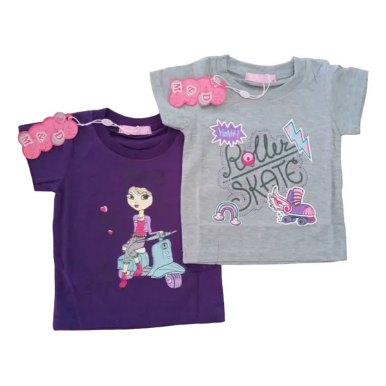 Pack X 2 Remeras Niña Elegir Talles 2, 3 O 4 (ver Medidas)