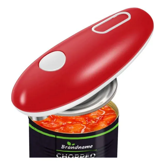 Abridor De Latas Elétrico Vermelho Cozinha One Touch Snel
