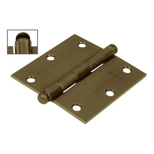 Bisagra Cab.redonda,ac.bronce.antiguo 3 X3  Hermex Bc-30