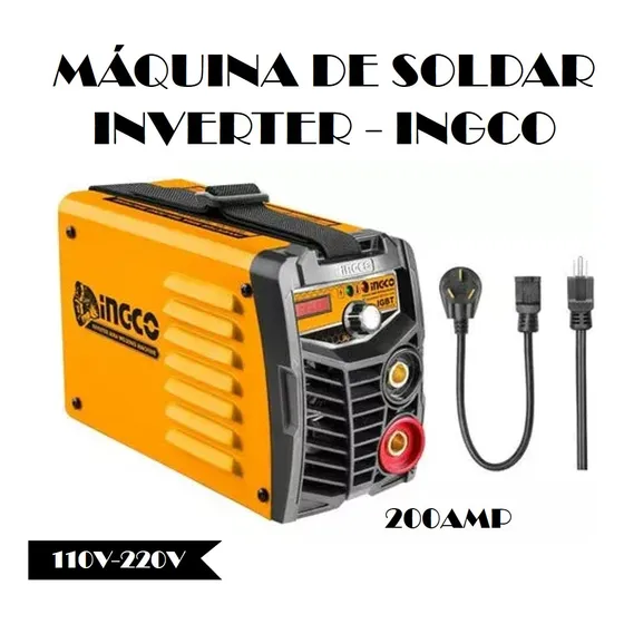 Máquina De Soldar Inverter 200amp 110v/220v - Ingco